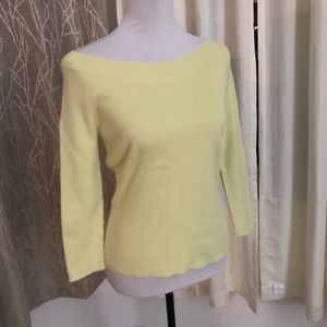 Lime green cotton sweater